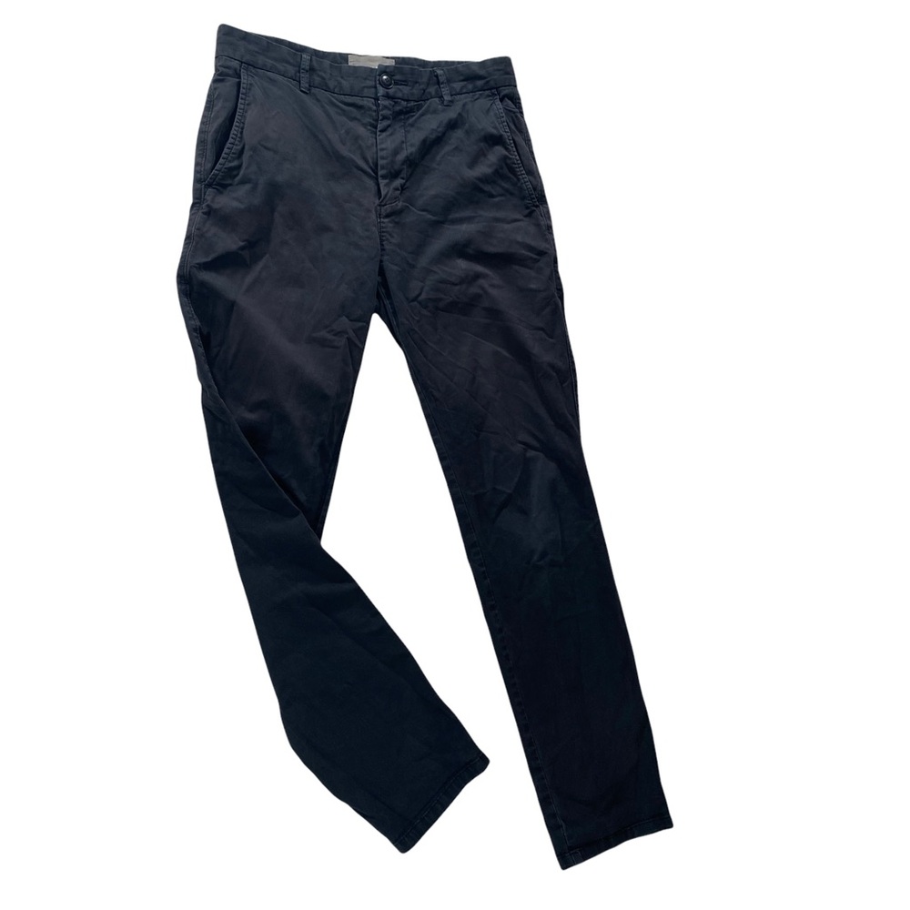 EVERLANE Womens 29 x 30 Tapered Slim Jeans Black Mid Rise. There is some wear
